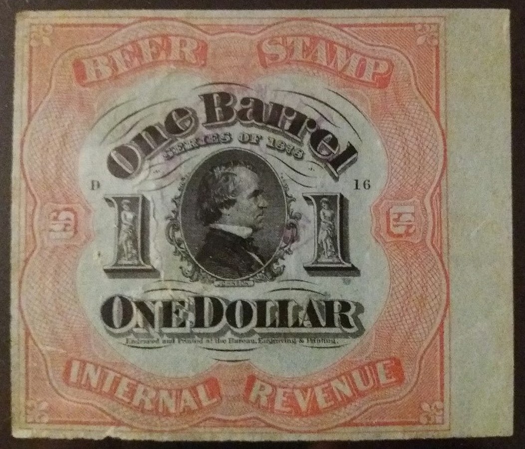 1D 1Barrel- 1878 Sc REA 42- Red- Plate B Position 16