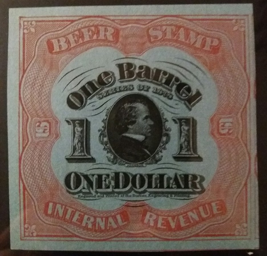 1D 1Barrel- 1878 Sc REA 42e -Red on blue- Johnson- No Plate/Position Number- Mint -Priester 43E