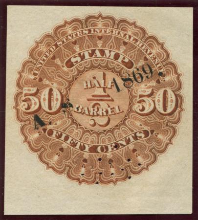 REA4- AS 1869 printed cancel-Priester 4Ba Census 75